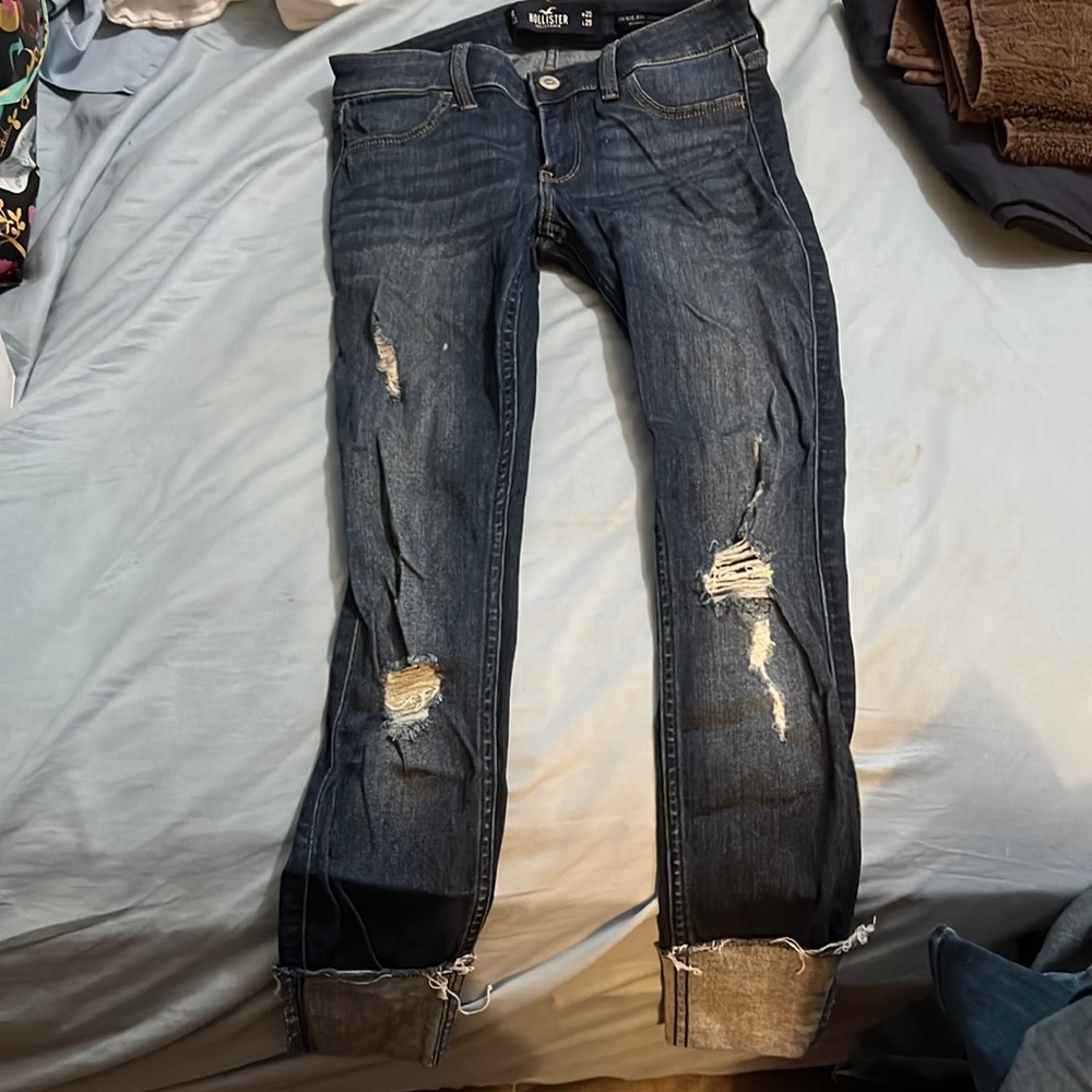 Hollister 1R w25 L25 low rise jean jegging crop